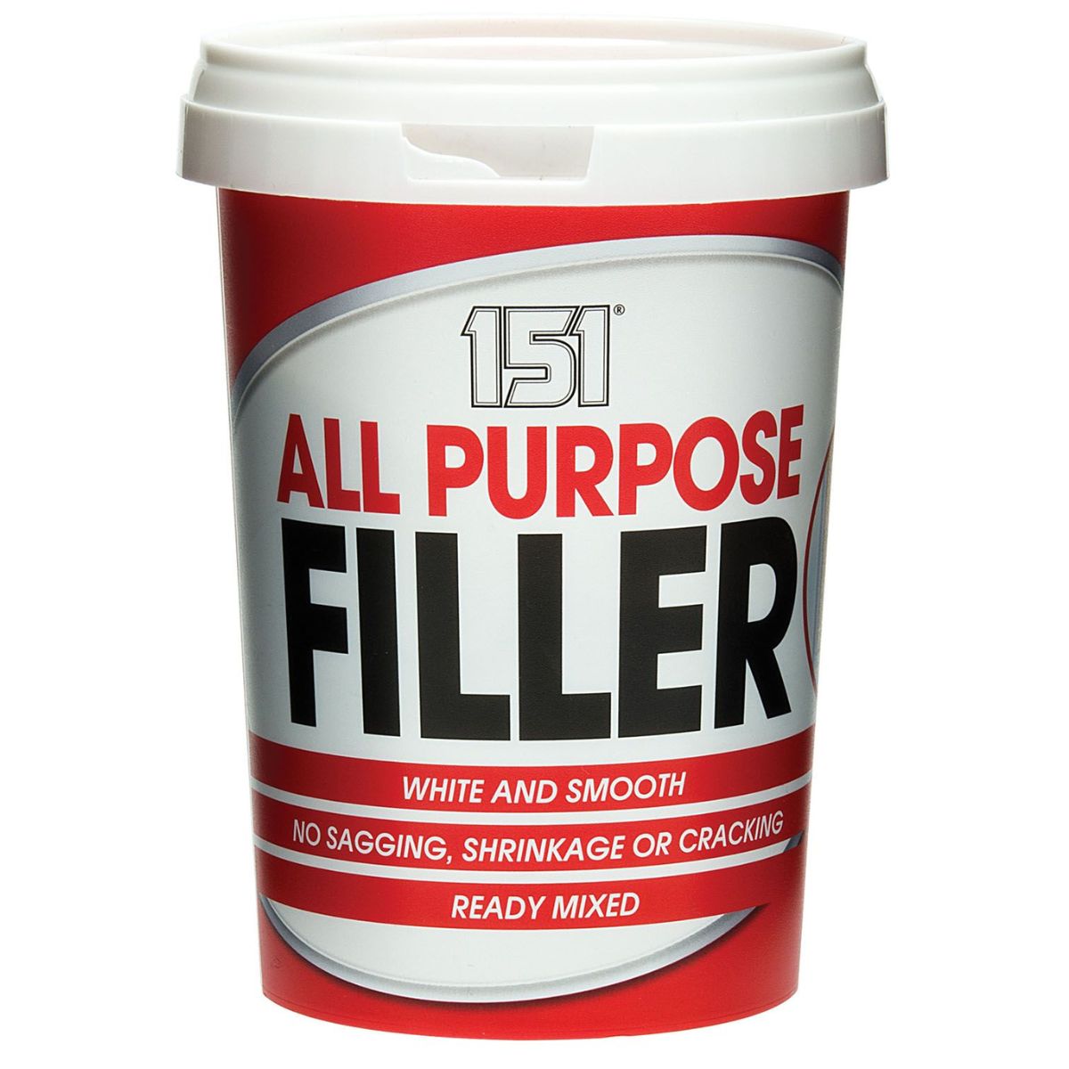 A 151 - All Purposes Filler White - 600g on a white background. A 151 - All Purposes Filler White - 600g on a white background.