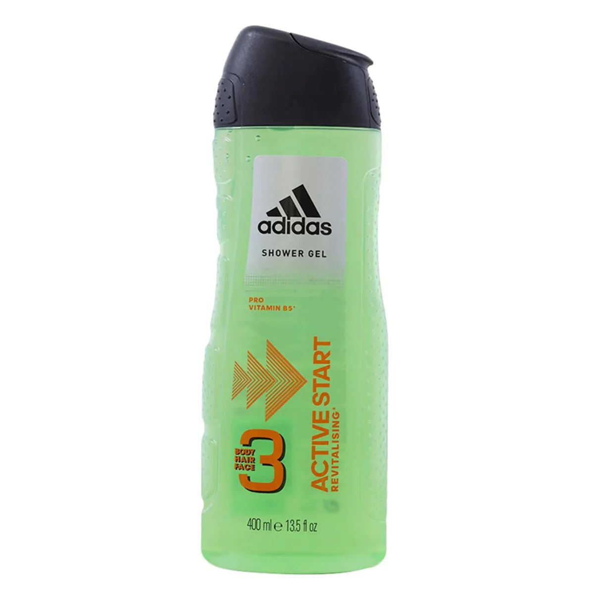 Adidas - Active Start Shower Gel - 400ml bottle with pro vitamin b5.