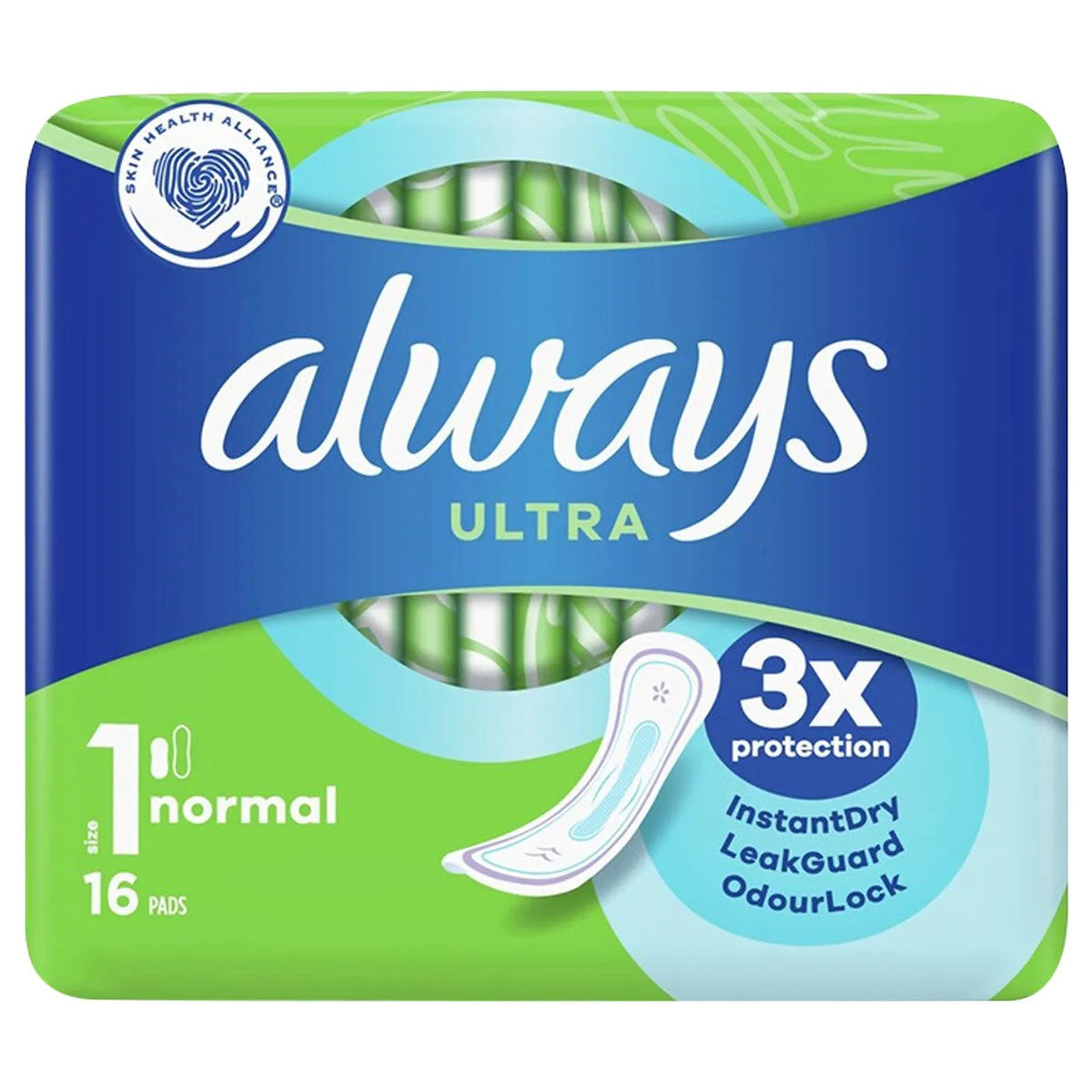 Always - Ultra Normal Sanitary Pads - 16pcs in a package. Always - Ultra Normal Sanitary Pads - 16pcs in a package.