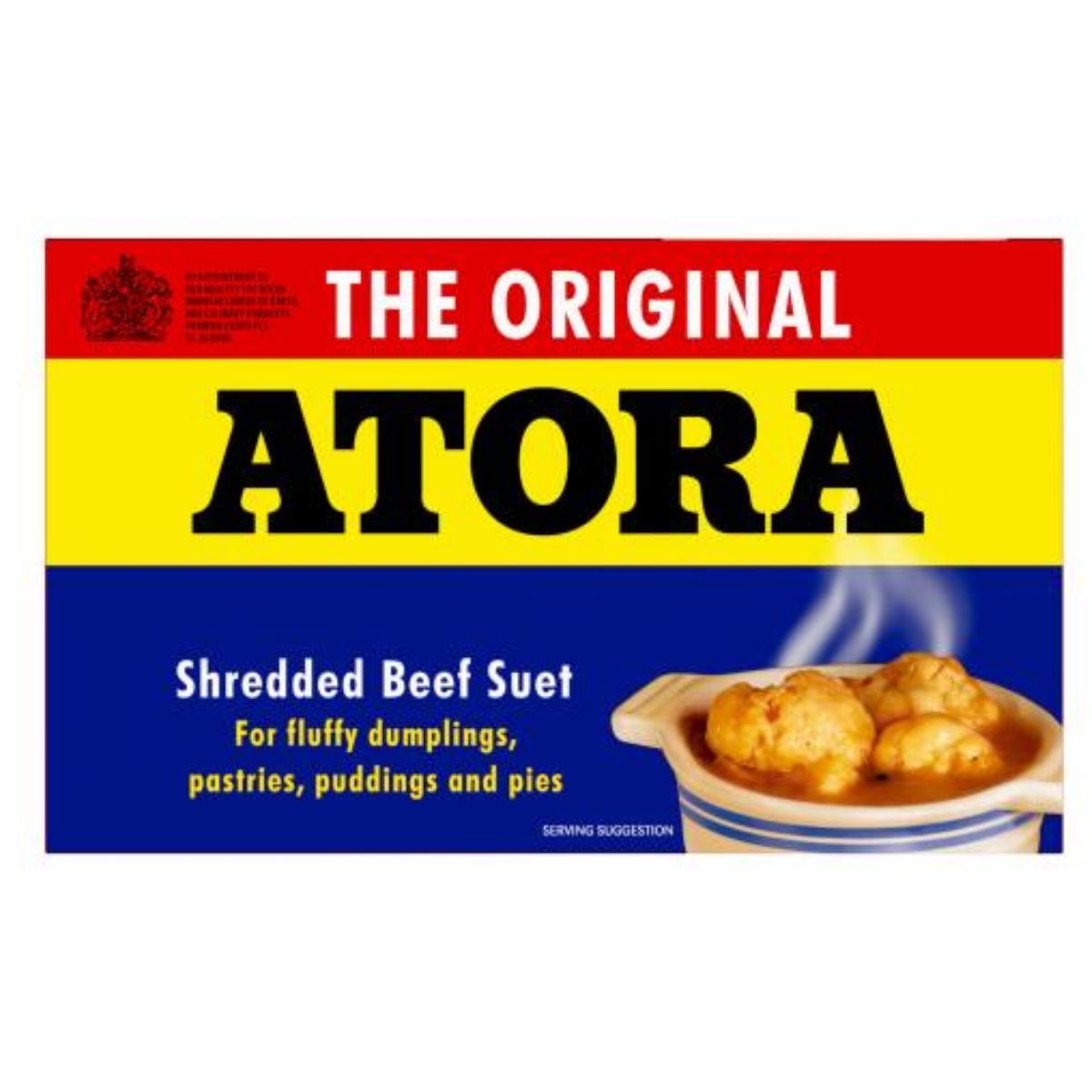 The Atora - The Original Shredded Beef Suet - 200g shredded beef stew.