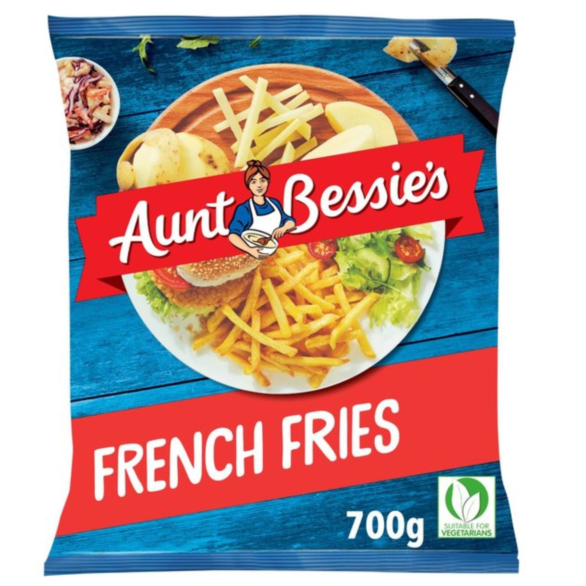 Aunt Bessie's - Deliciously Crisp French Fries - 700g. Aunt Bessie's - Deliciously Crisp French Fries - 700g.