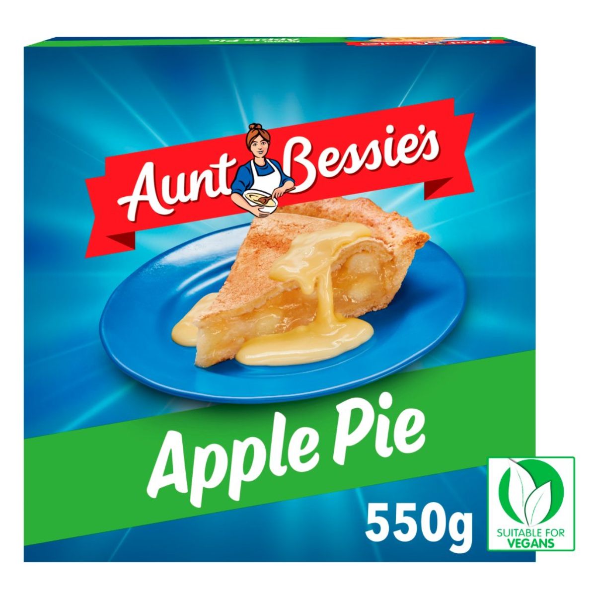 Audrey Aunt Bessies - Proper Apple Pie - 550g. Audrey Aunt Bessies - Proper Apple Pie - 550g.