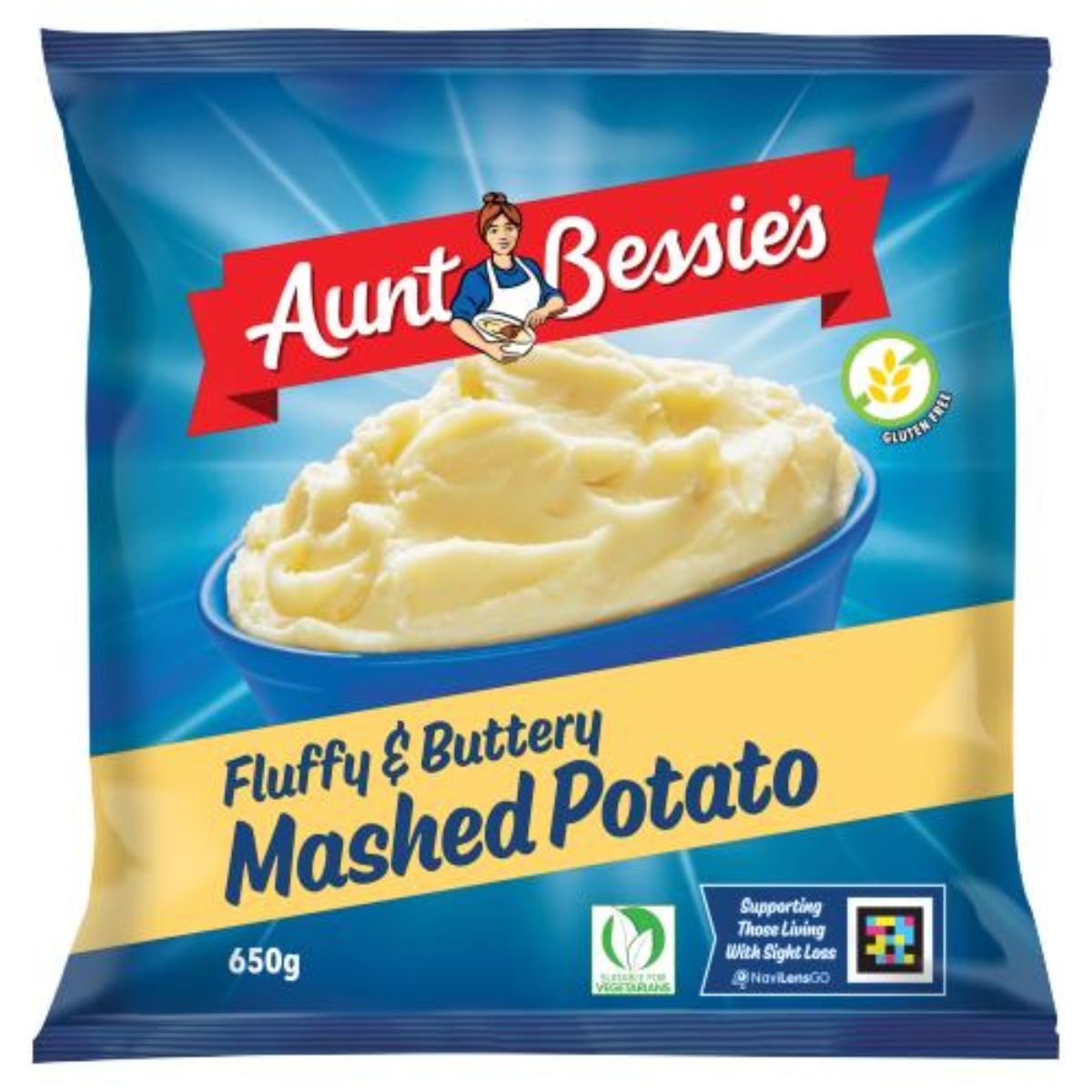 Aunt Bessies - Fluffy & Buttery Mashed Potato - 650g is a delicious product.
