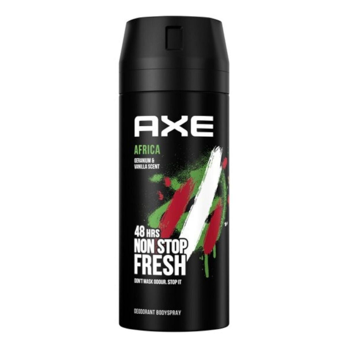 Axe Deodorant Bodyspray Africa Geranium & Vanilla Scent.
