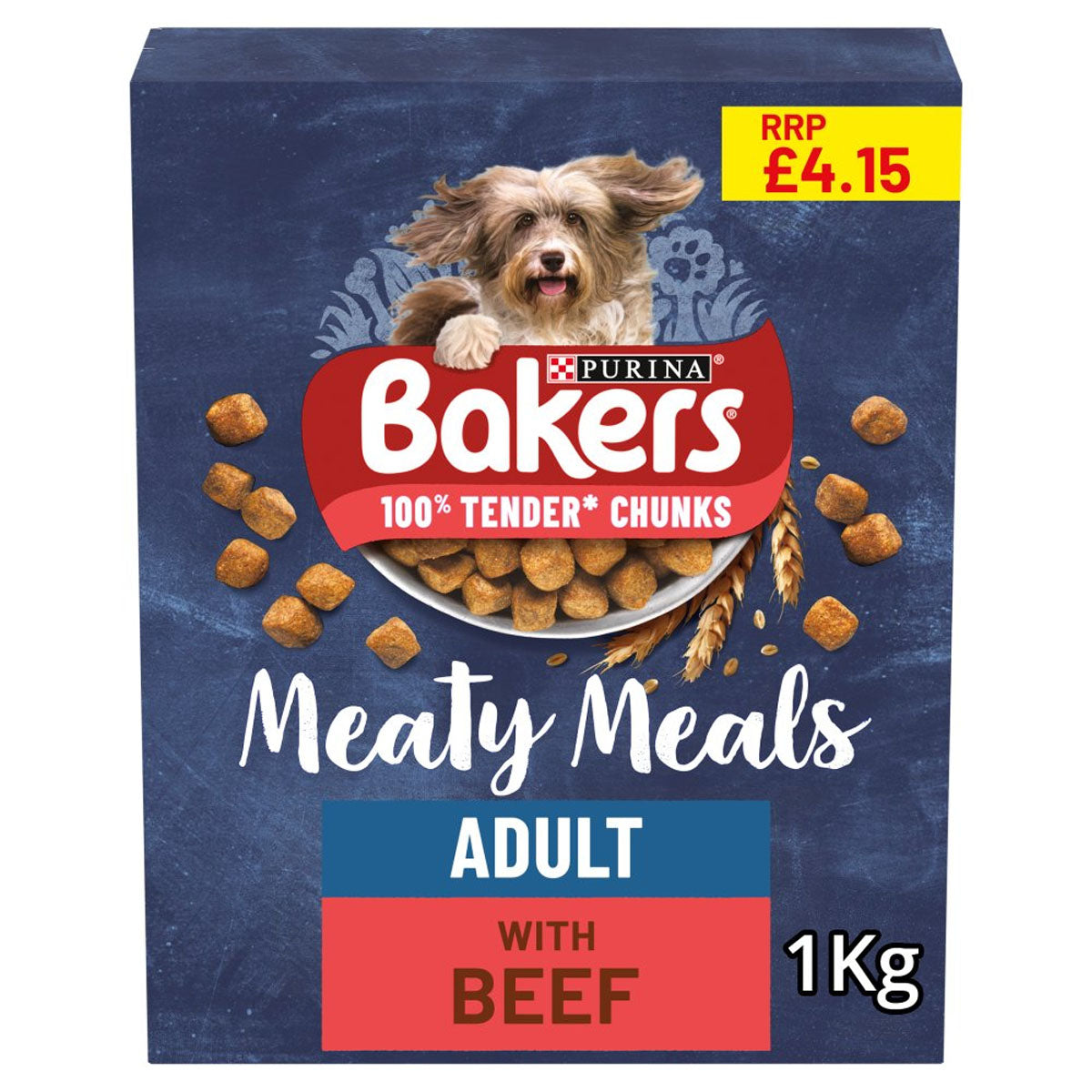 Bakers - Meaty Meals Adult Tender Chunks with Tasty Beef - 1kg - Continental Food Store