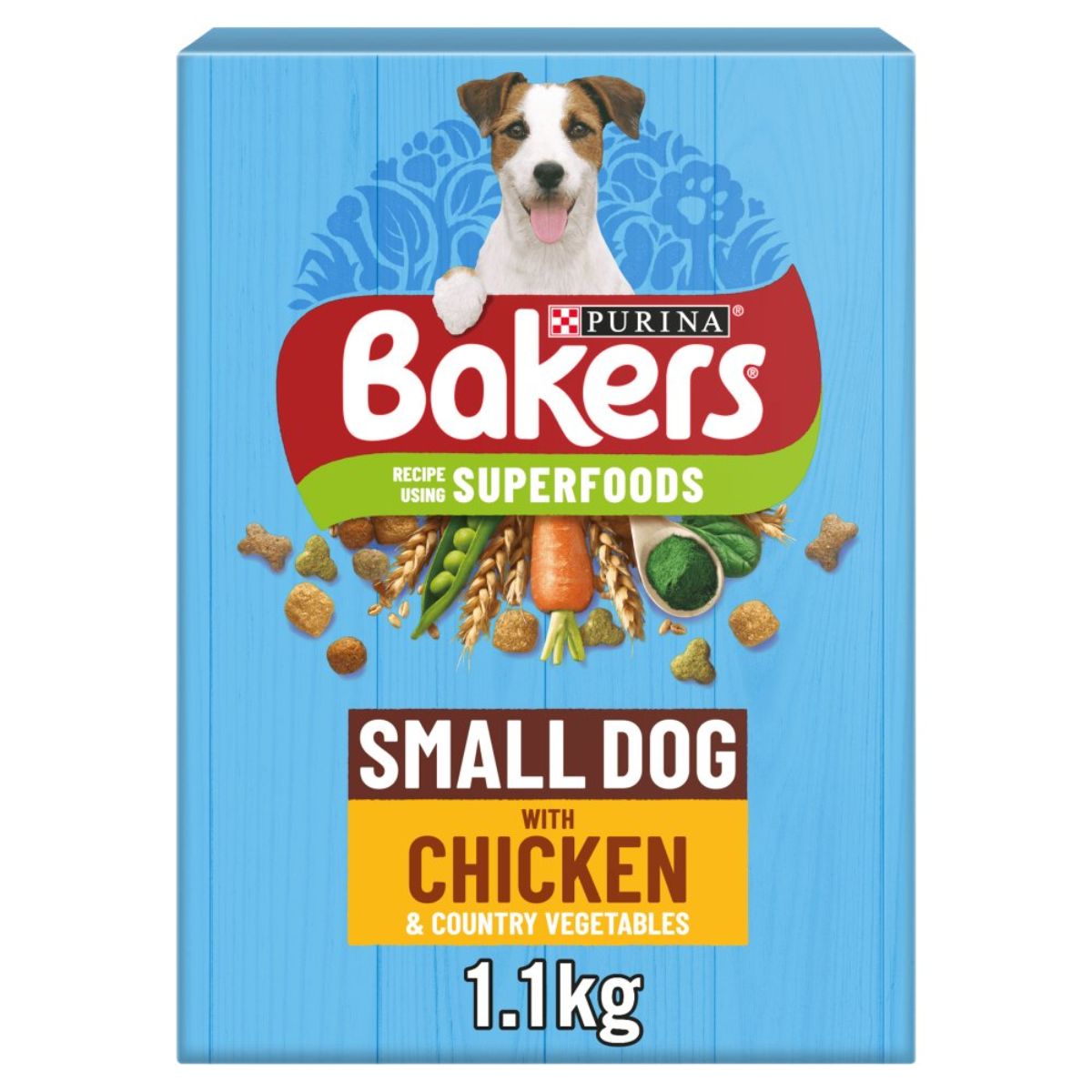 Bakers - Small Dog Food Chicken with Vegetables - 1.1kg small dog chicken. Bakers - Small Dog Food Chicken with Vegetables - 1.1kg small dog chicken.