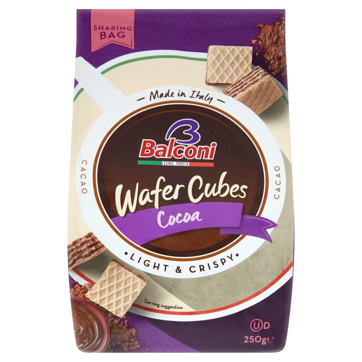 Balconi - Cubi Cacao Wafers - 250g