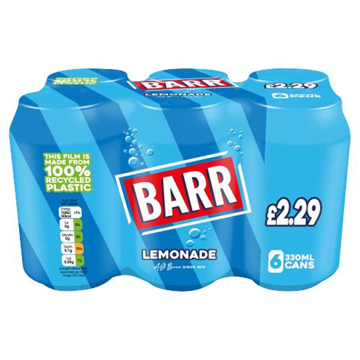 Barr - Lemonade - 6 x 330ml - Continental Food Store Barr - Lemonade - 6 x 330ml - Continental Food Store