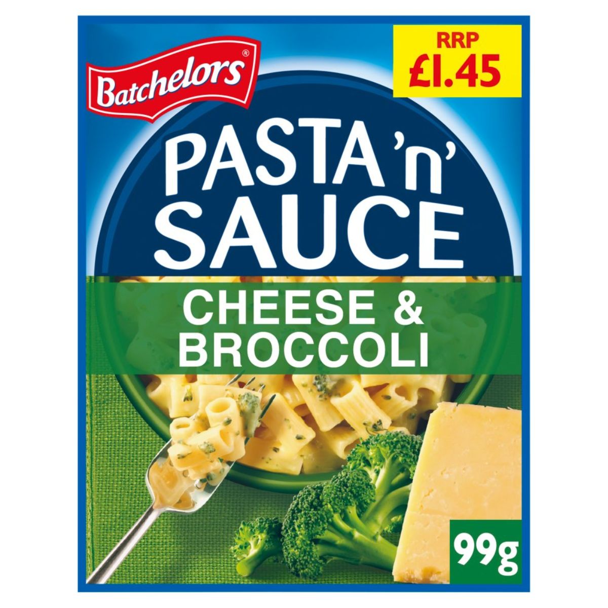 Batchelors - Pasta n Sauce Cheese & Broccoli - 99g sauce. Batchelors - Pasta n Sauce Cheese & Broccoli - 99g sauce.