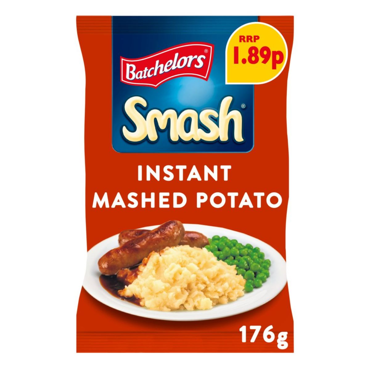 Barbers smash Batchelors - Smash The Original Instant Mashed Potato - 176g. Barbers smash Batchelors - Smash The Original Instant Mashed Potato - 176g.
