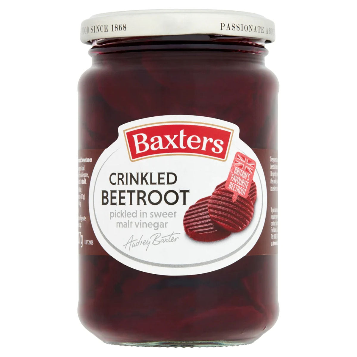Baxters - Crinkled Beetroot - 340g - Continental Food Store