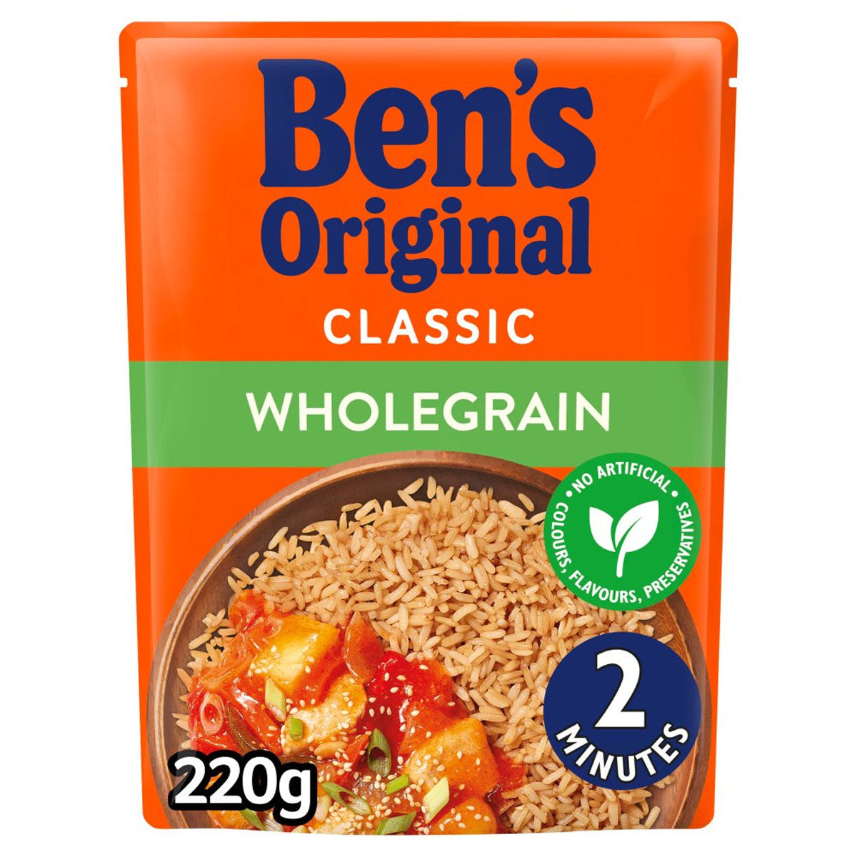 Bens Original - Wholegrain Microwave Rice - 220g - Continental Food Store