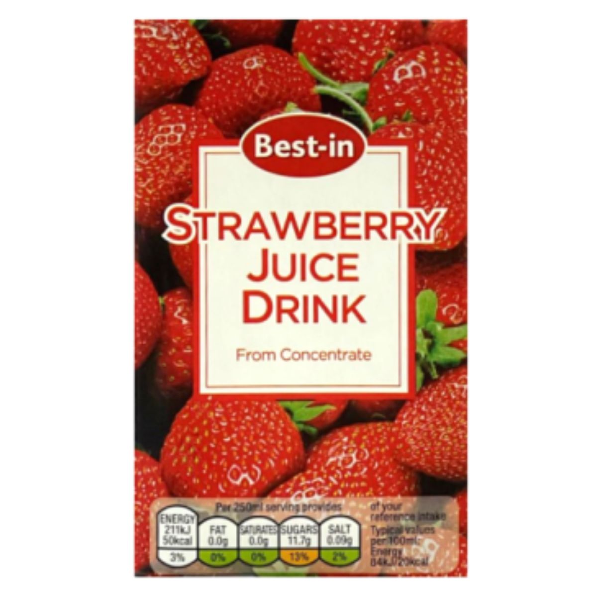 Best In - Strawberry Juice Drink - 250ml.