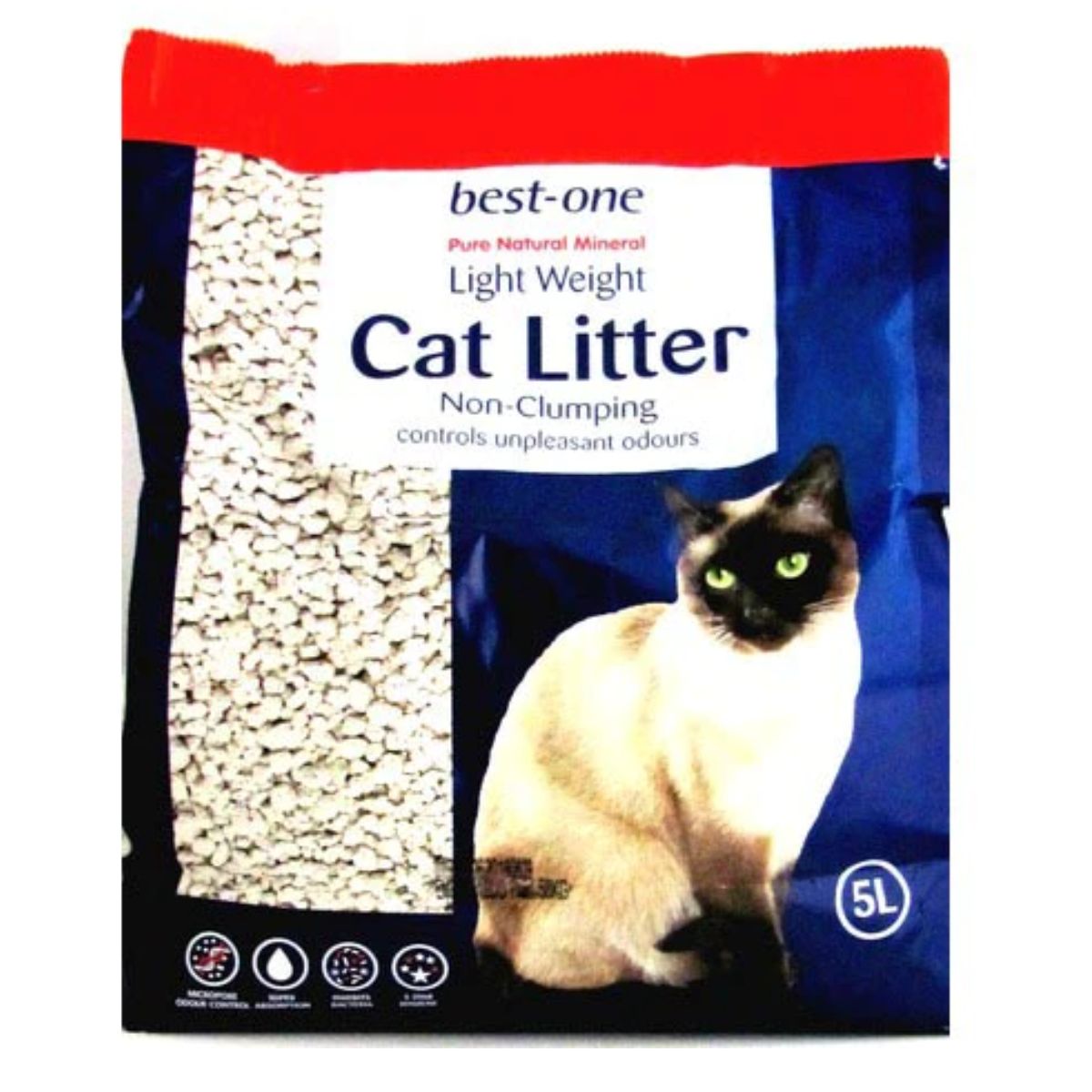 Best One - Cat Litter - 5L is a light weight cat litter.