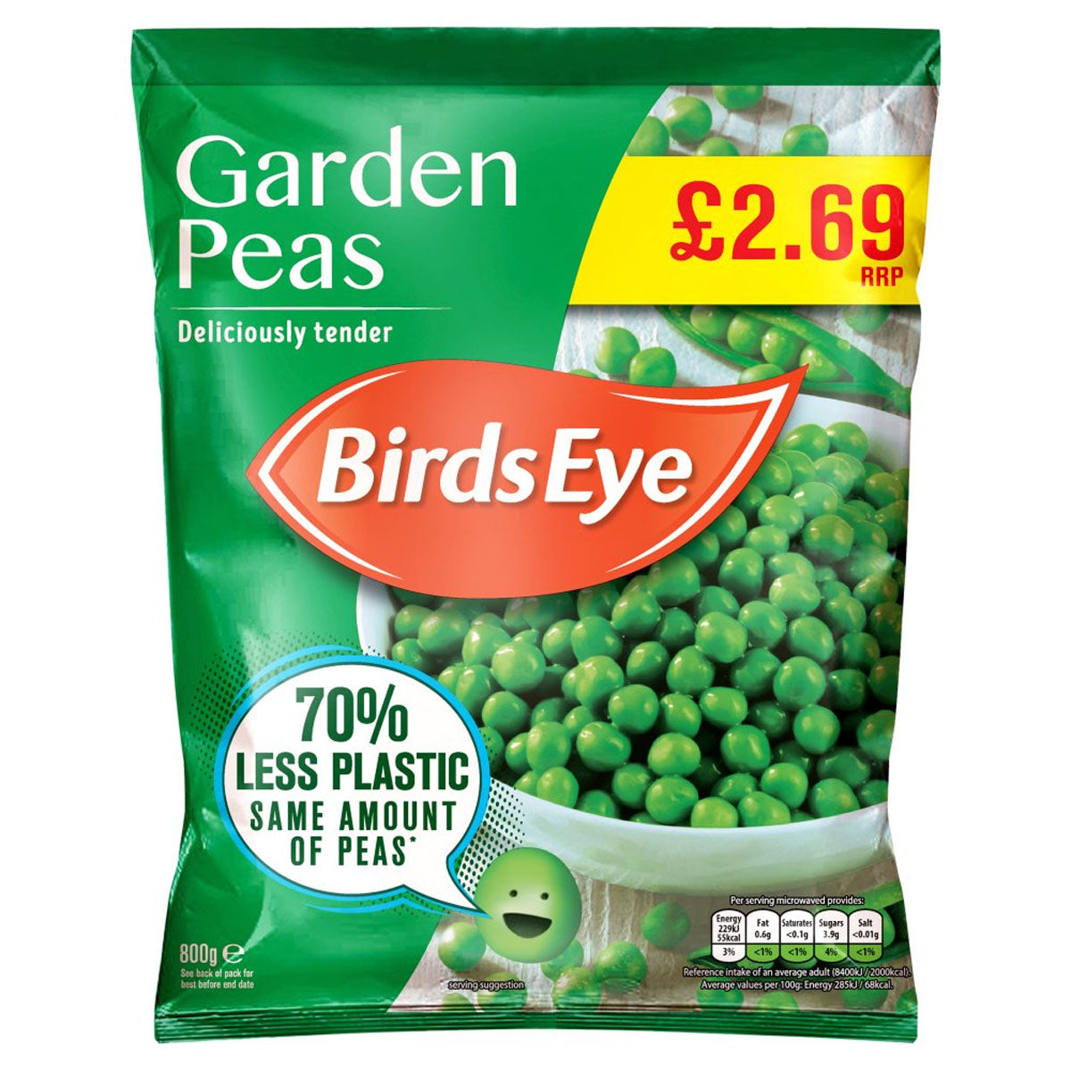 Birds Eye - Garden Peas - 800g - Continental Food Store Birds Eye - Garden Peas - 800g - Continental Food Store