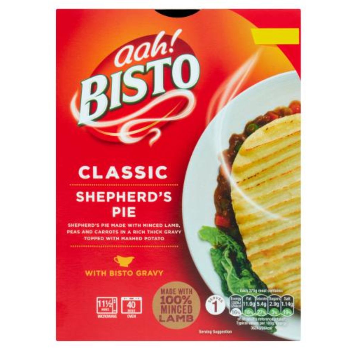 A packet of Bisto - Classic Shepherds Pie - 375g. A packet of Bisto - Classic Shepherds Pie - 375g.