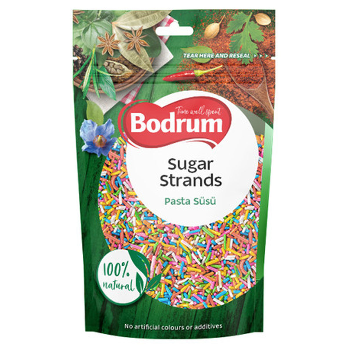 Bodrum - Sugar Strands - 60g pasta gold.