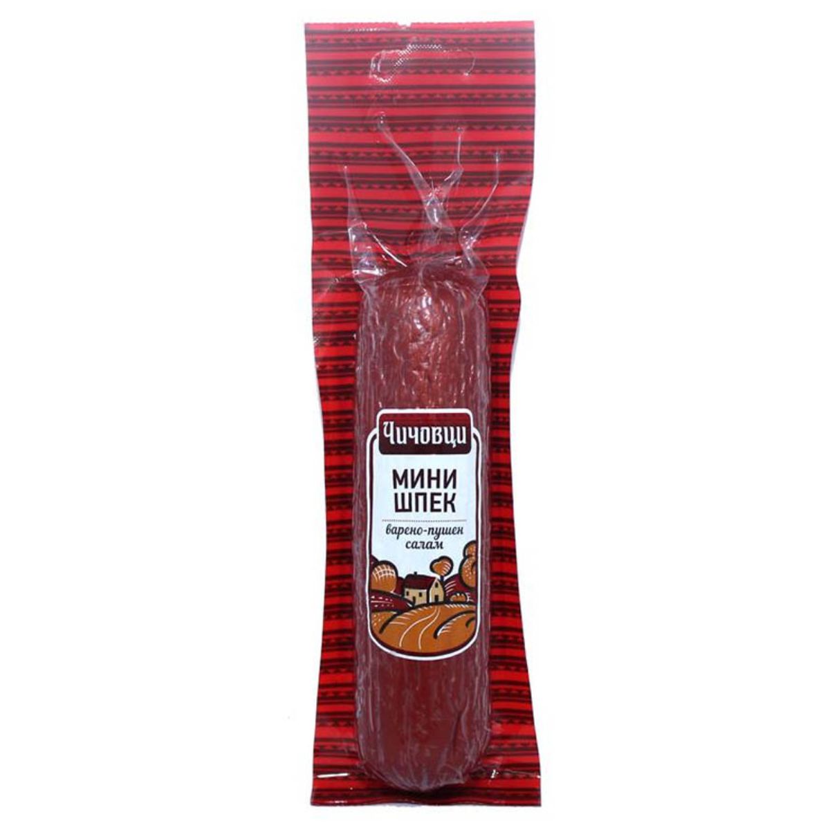 A Boni - Mini Larded Salami(Vacuum) - 170g in a package on a white background.