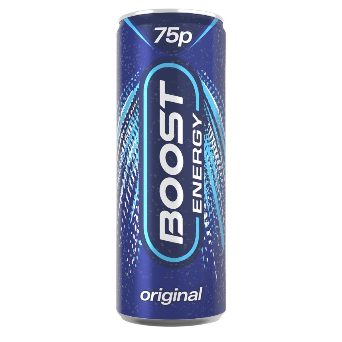 A can of Boost - Energy Original - 250ml on a white background. A can of Boost - Energy Original - 250ml on a white background.