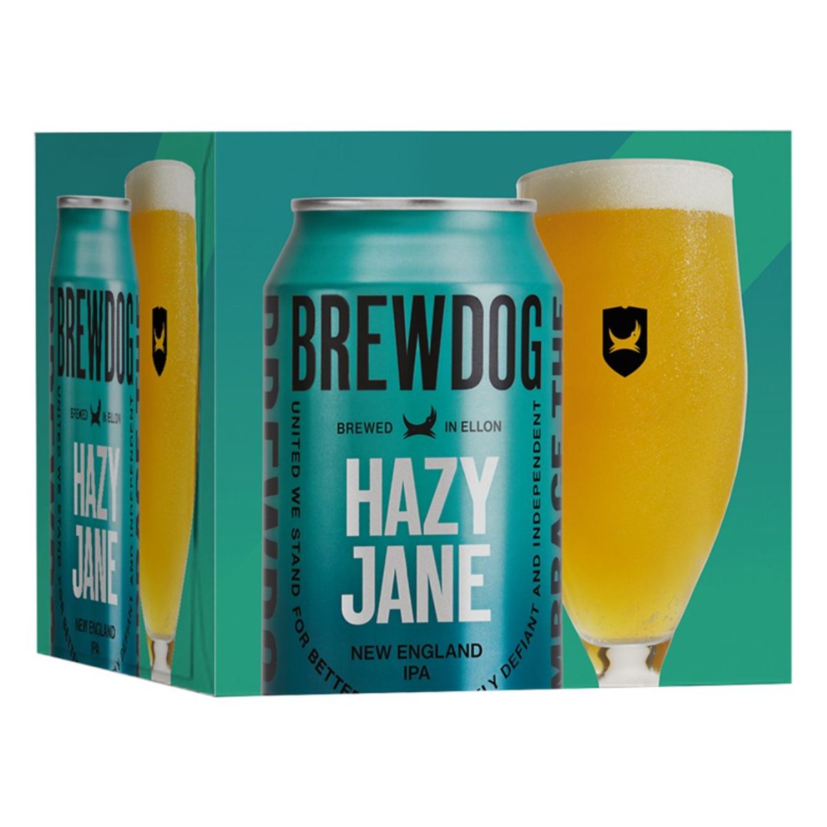 BrewDog - Hazy Jane New England IPA (5.0% ABV) - 4 x 330ml pack.