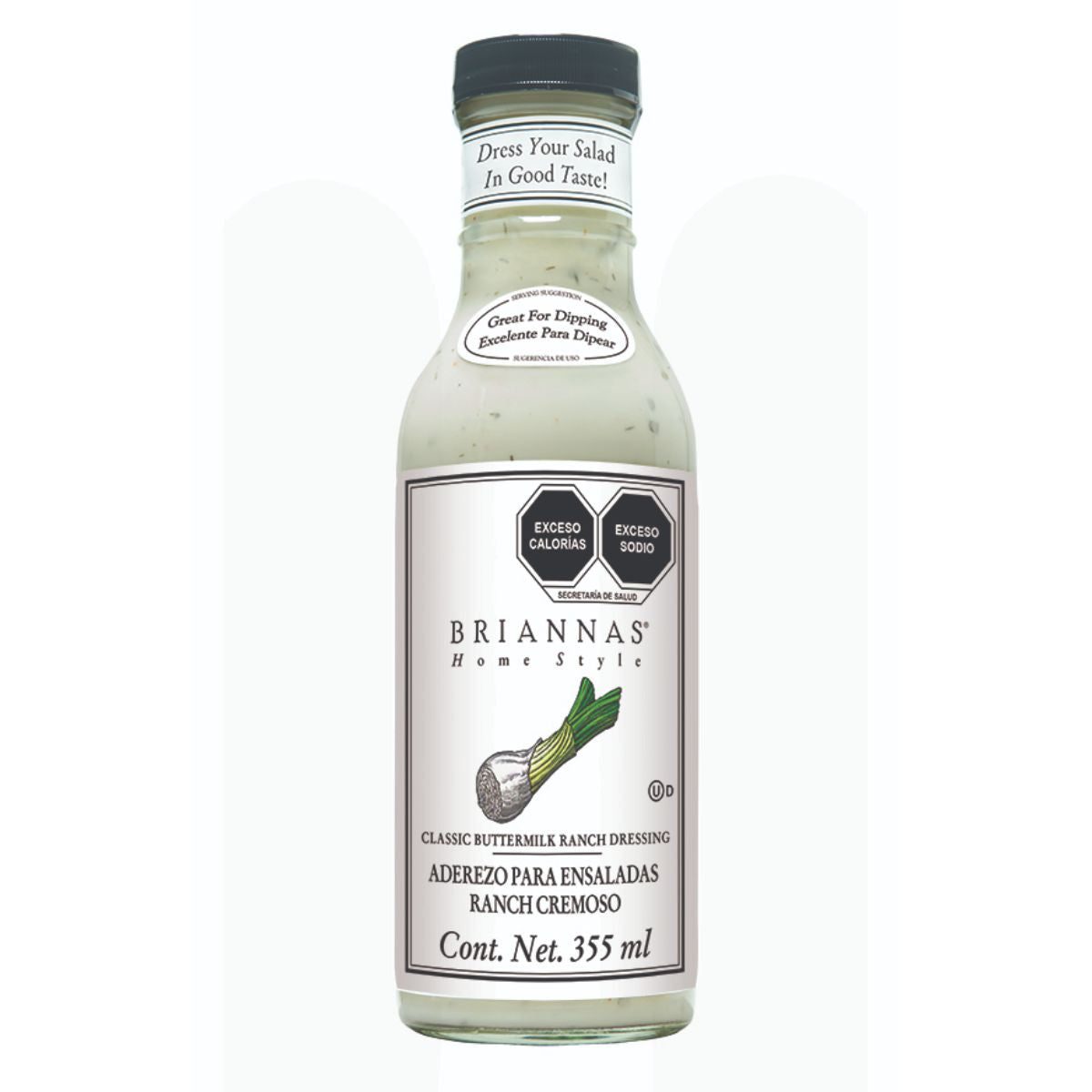 Brianna's Home Style Classic Buttermilk Ranch Dressing - 335ml.