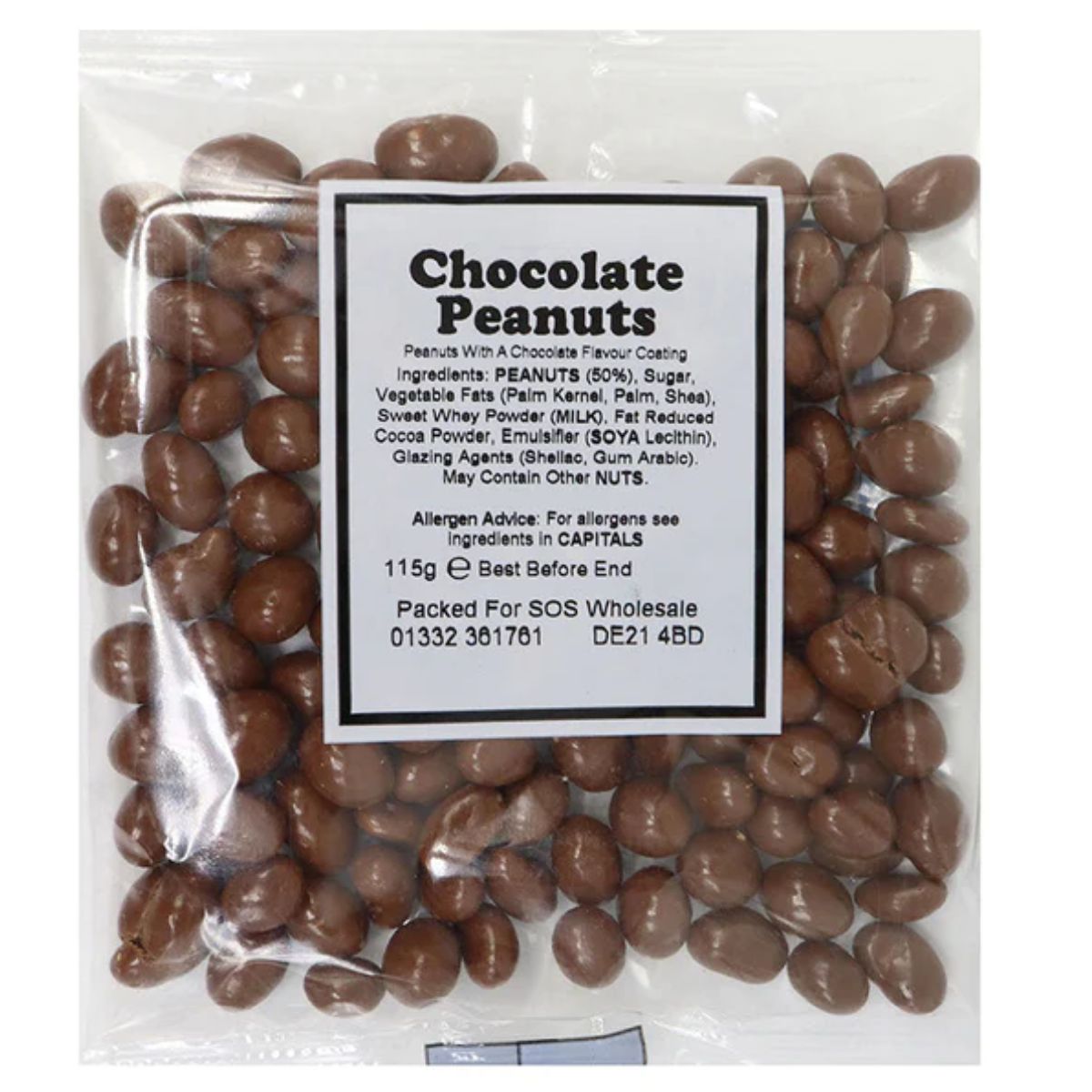 Bumper Bag - Chocolate Peanuts - 145g in a bag.