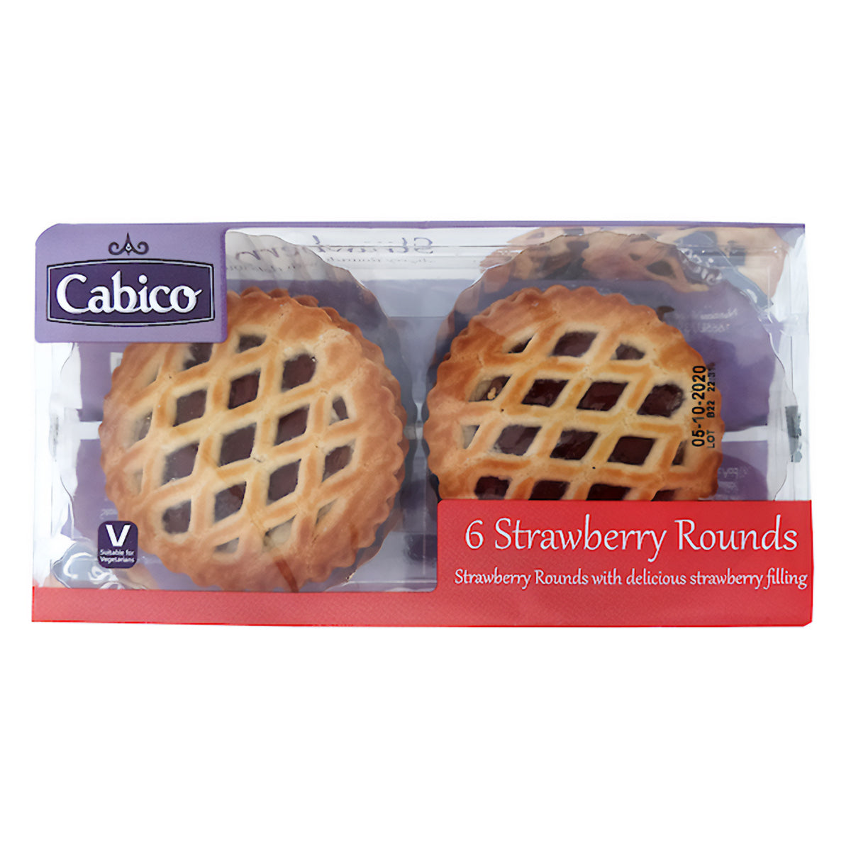 Cabico - Strawberry Rounds - 6pcs