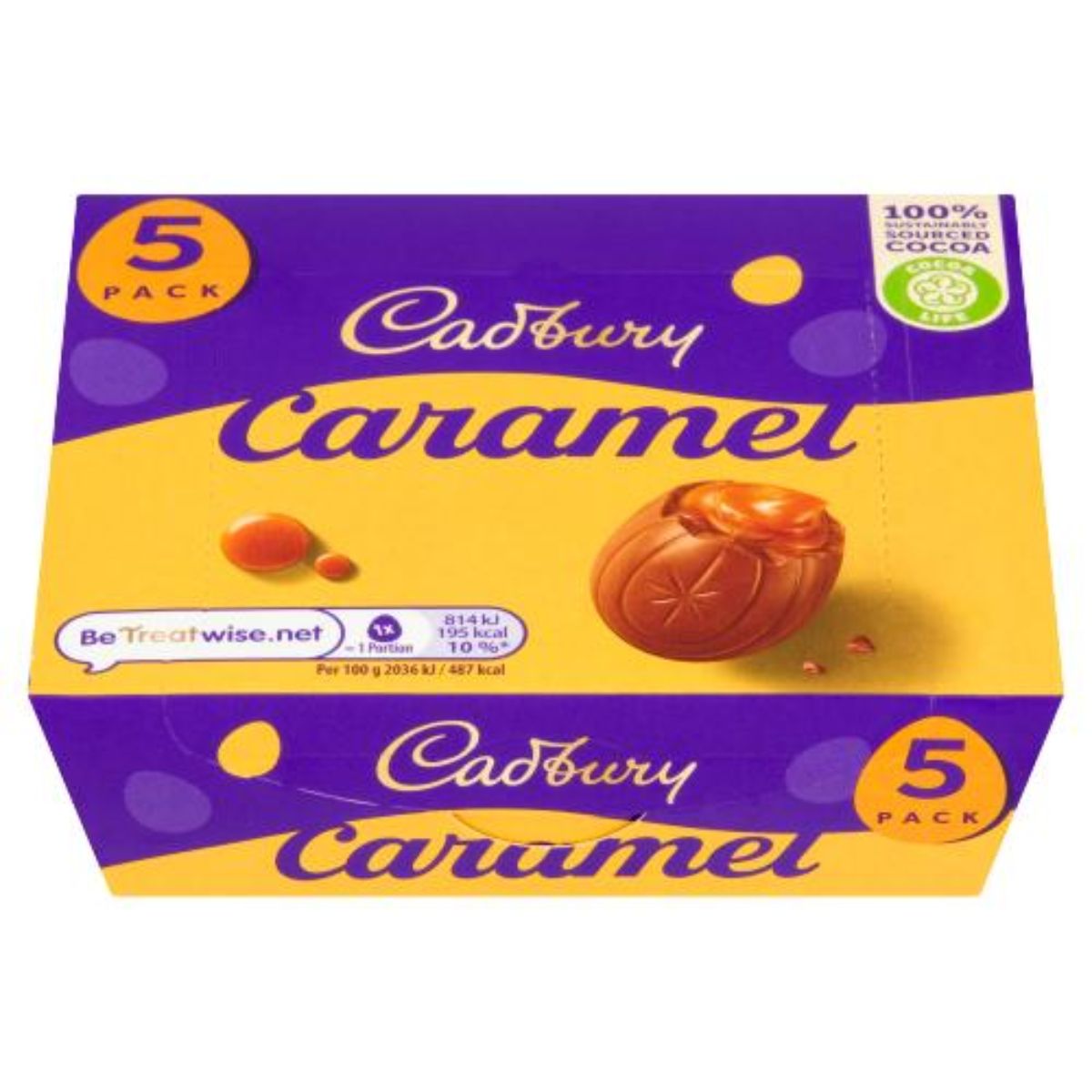 A Cadbury - Caramel Eggs - 5pcs treat box.