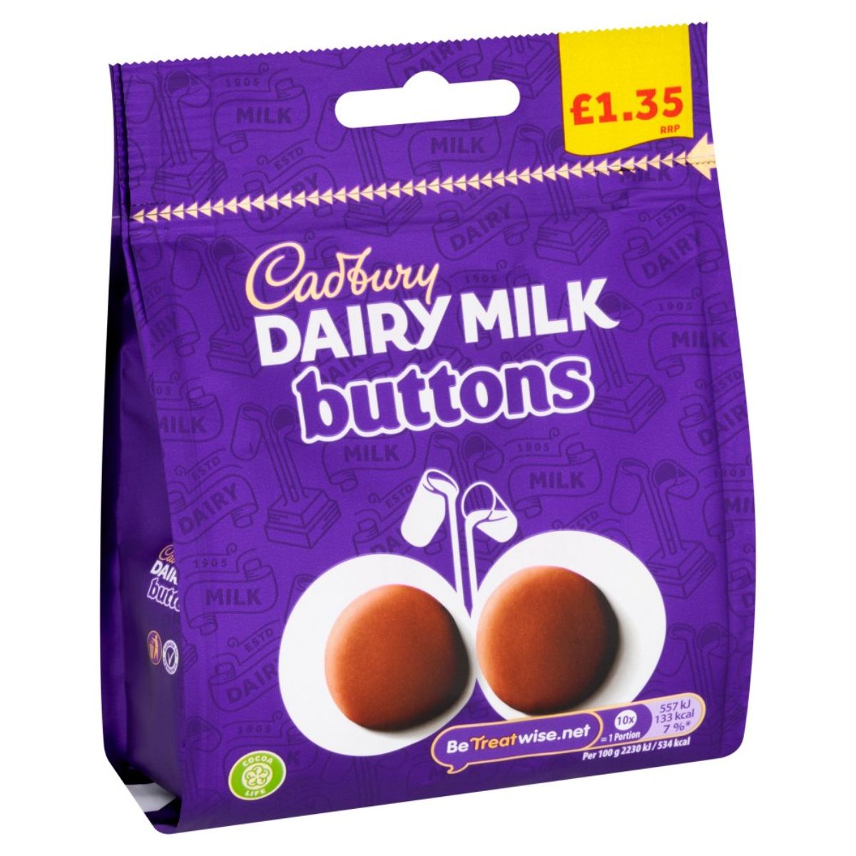 Cadbury - Dairy Milk Buttons - 95g.