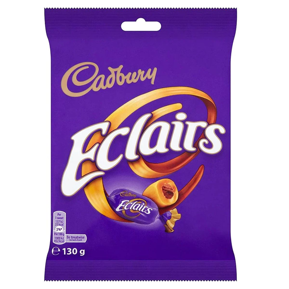 Cadbury - Eclairs Chocolate Bag - 130g in a bag.
