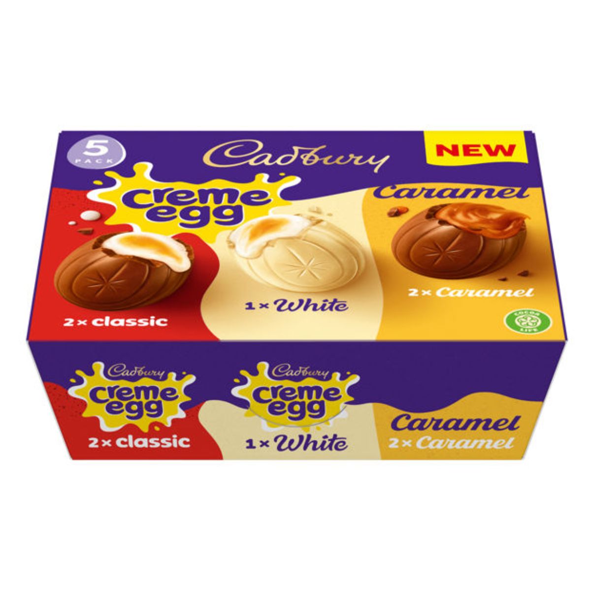 Cadbury - Mixed Creme Egg 5pcs - 200g in a box.