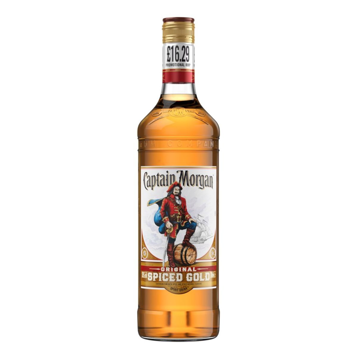 Captain Morgan - Original Spiced Gold Rum Based Spirit Drink (35.0% ABV) - 70cl