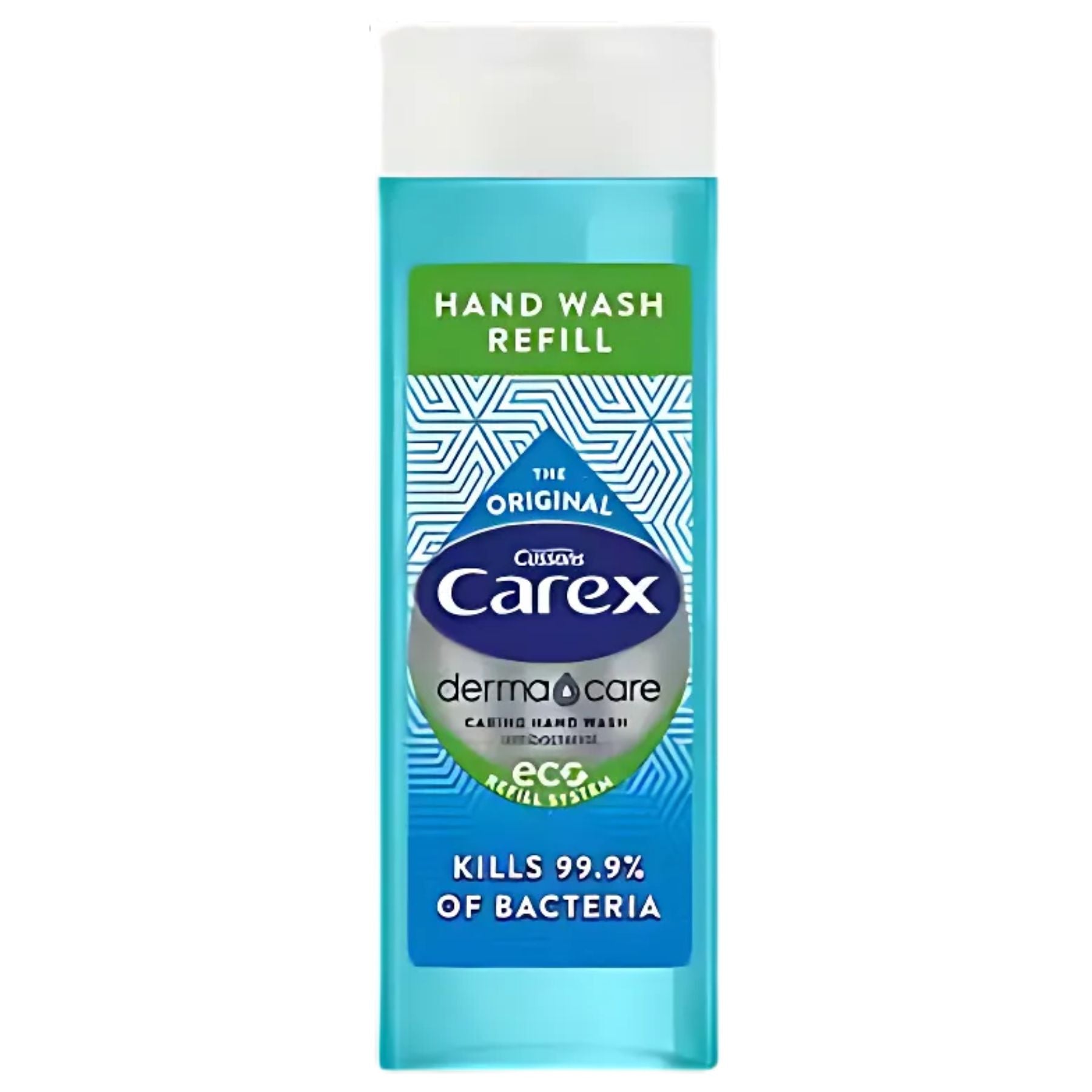 A 250ml bottle of Carex Original HandWash kills 99.9% of bacteria, provides superior germ protection, and is eco refill friendly. A 250ml bottle of Carex Original HandWash kills 99.9% of bacteria, provides superior germ protection, and is eco refill friendly.