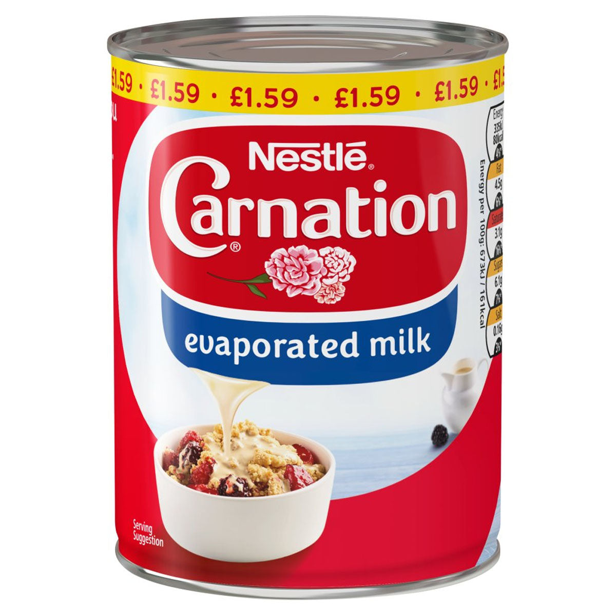 Nestle Carnation Evaporated Milk - 410g.