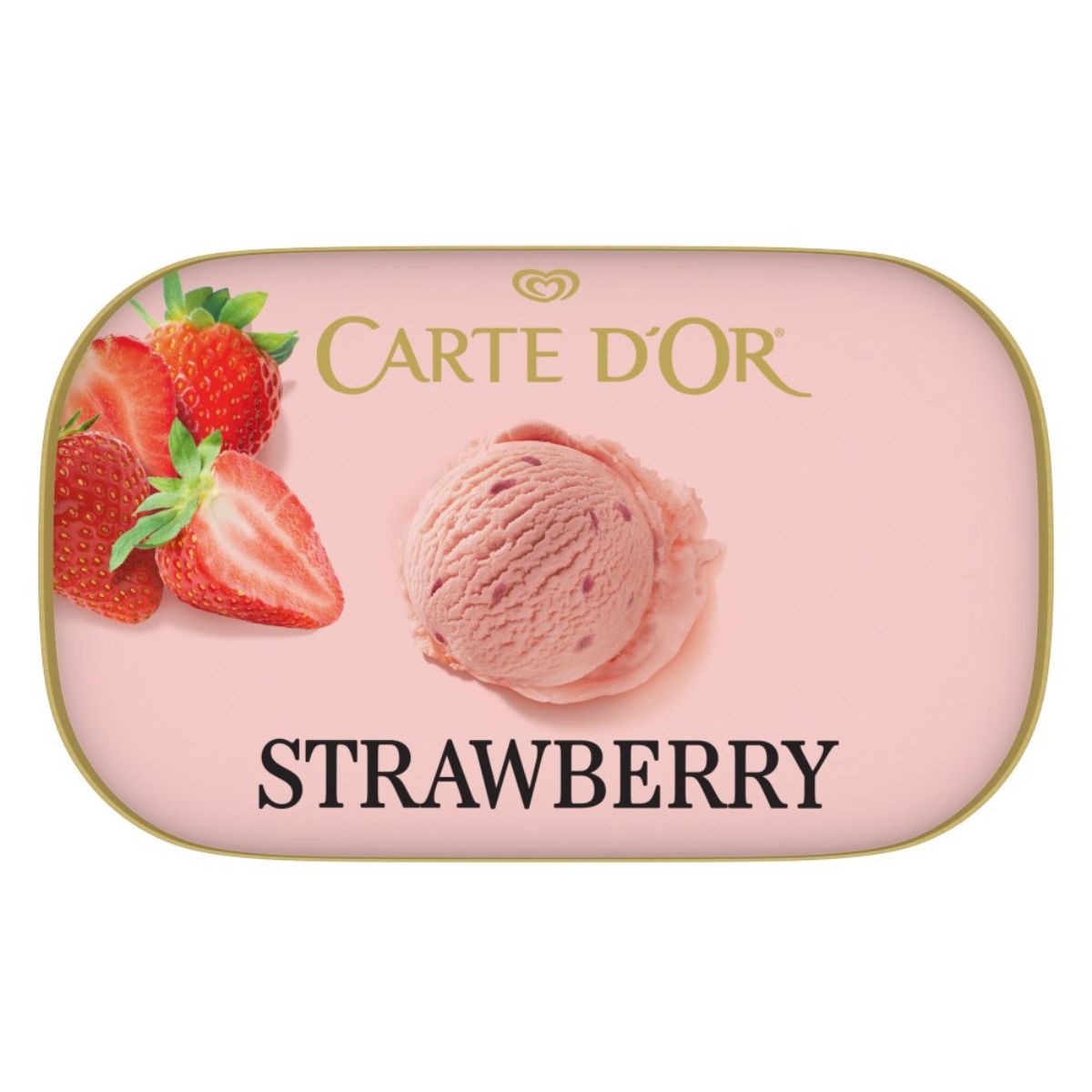 Carte Dor - Delightful Strawberry Ice Cream Dessert - 900ml ice cream.