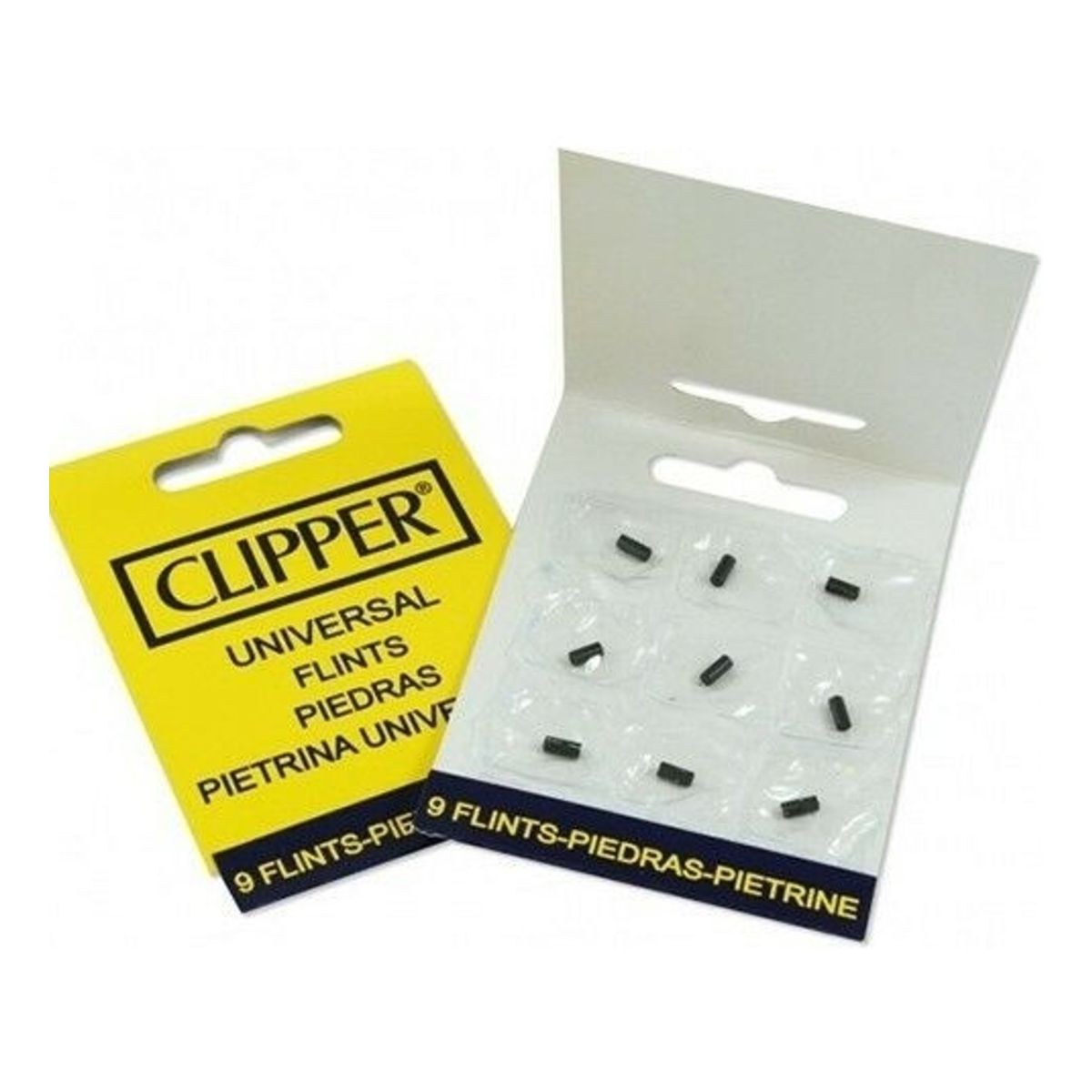 A pack of Clipper - Lighter Flints For All Lighters Types in a package. A pack of Clipper - Lighter Flints For All Lighters Types in a package.