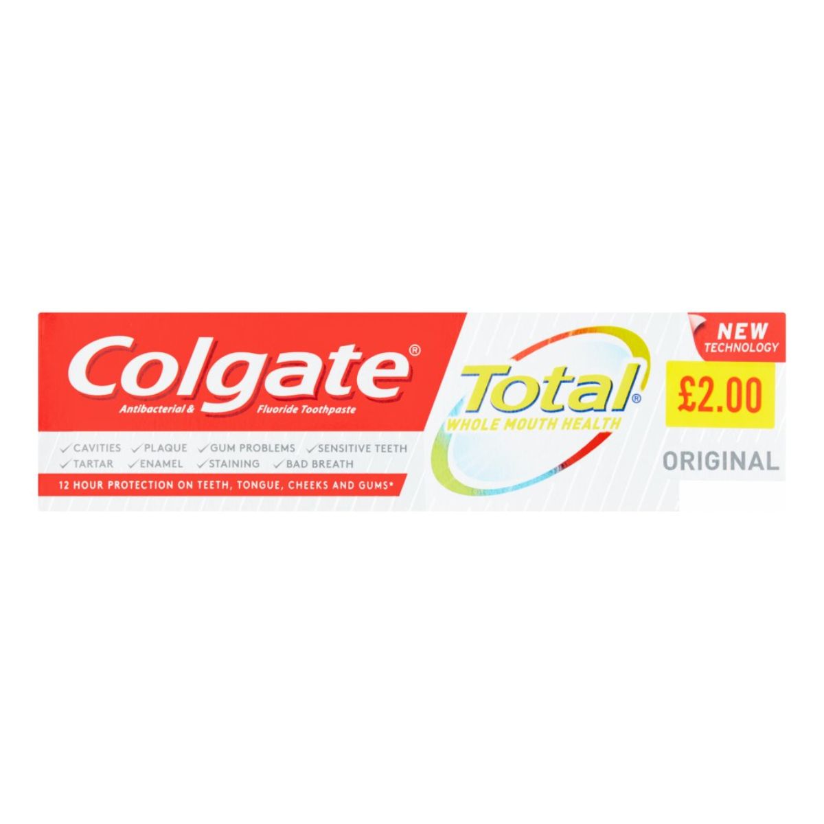 Colgate - Total Whole Mouth Health Original Toothpaste - 75ml - 200ml. Colgate - Total Whole Mouth Health Original Toothpaste - 75ml - 200ml.