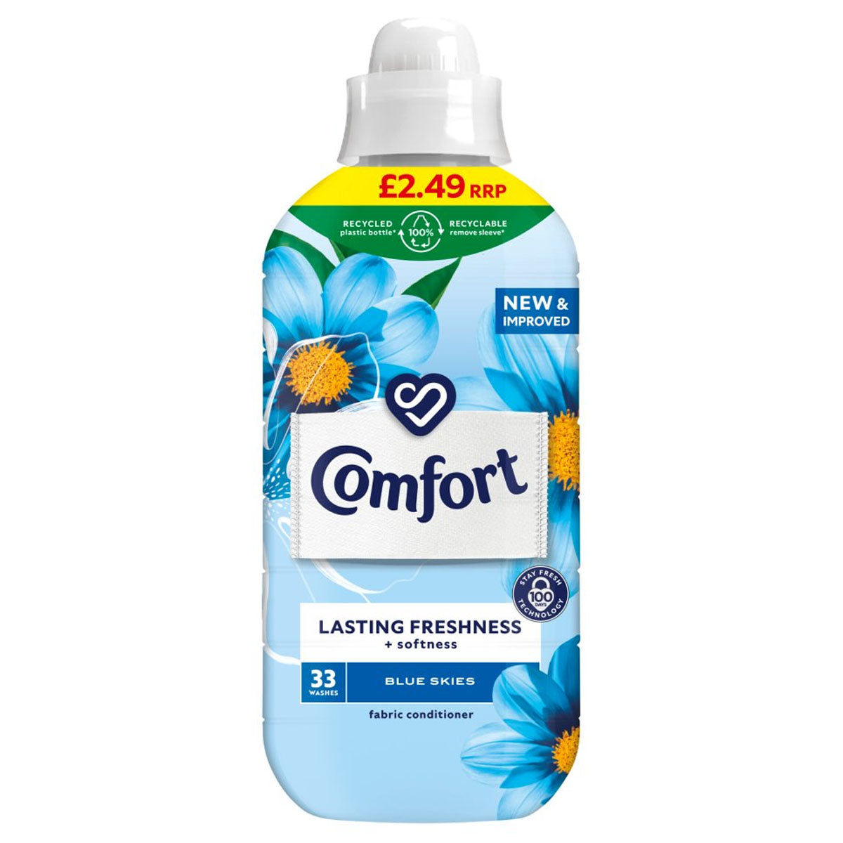 Comfort - Fabric Conditioner Blue Skies - 33 Wash 990ml - Continental Food Store