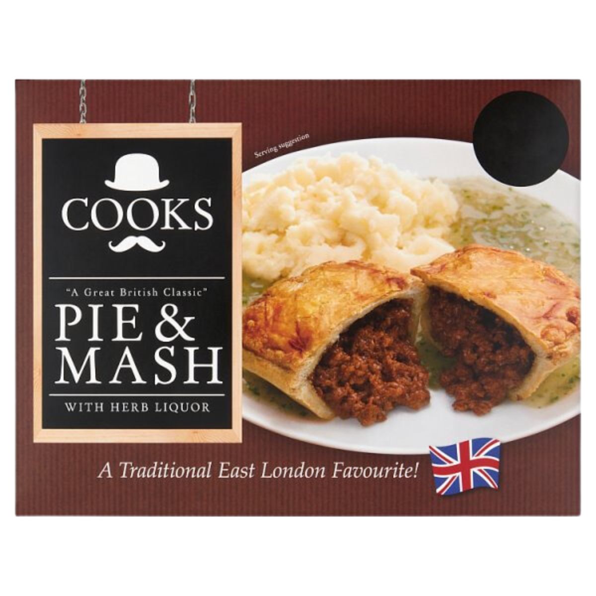 Cooks - Pie & Mash - 450g traditional east london.