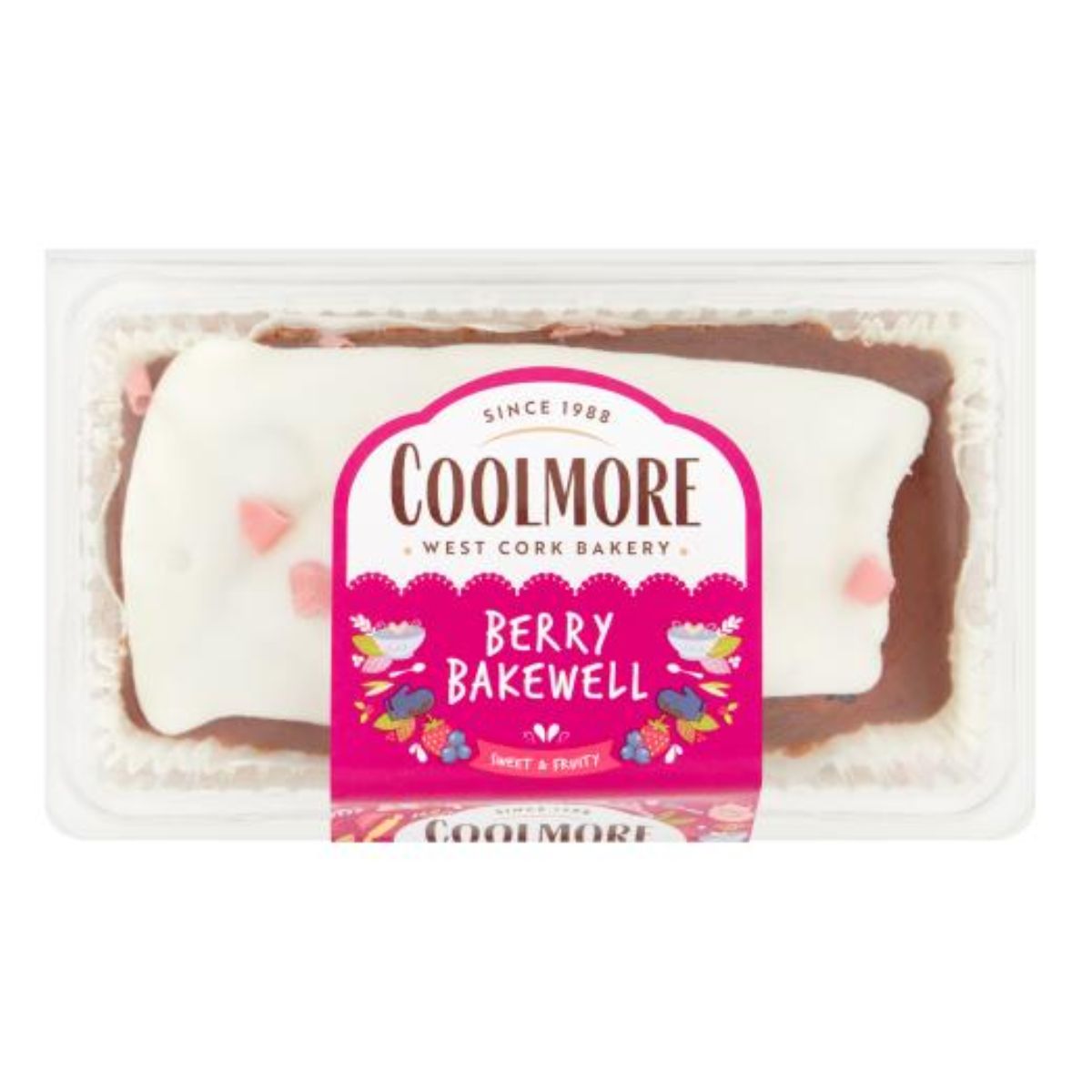 A box of Coolmore - West Cork Bakery Berry Bakewell - 400g.