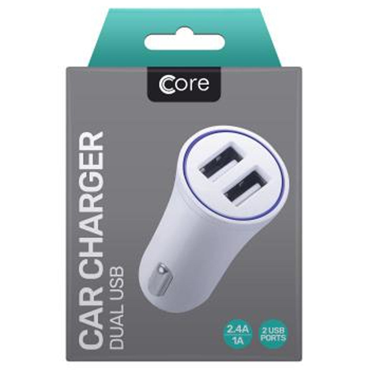 Core - Car USB Charger dual usb.