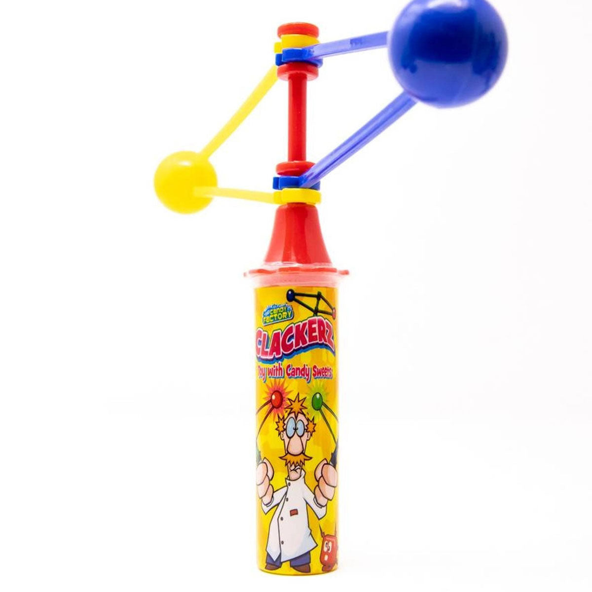 A Crazy Candy Factory - Clackerz Toy & Sweets - 16g with a ball in it. A Crazy Candy Factory - Clackerz Toy & Sweets - 16g with a ball in it.