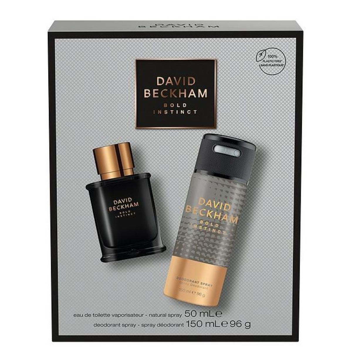 David Beckham - Bold Instinct eau de toilette gift set. David Beckham - Bold Instinct eau de toilette gift set.