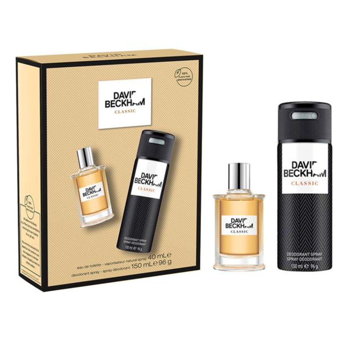 David Beckham - Classic eau de toilette gift set. David Beckham - Classic eau de toilette gift set.