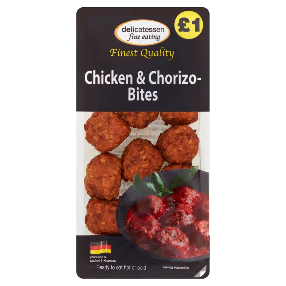 Delicatessen Fine Eating - Chicken & Chorizo-Bites - 200g - Continental Food Store