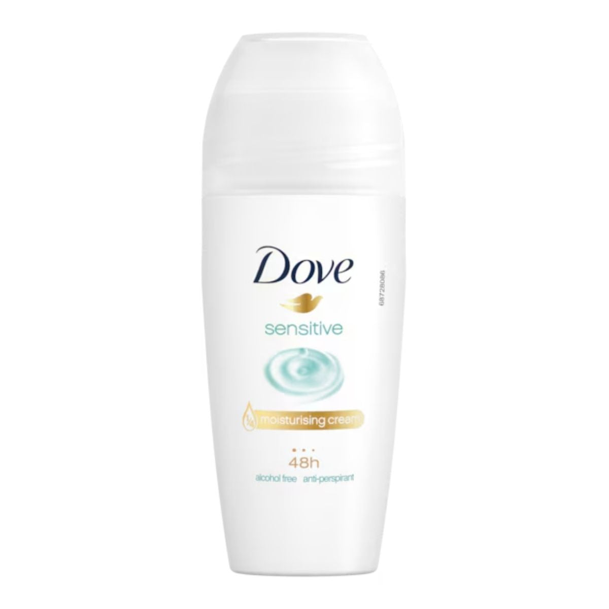 The Dove Sensitive 48h Alcohol Free Anti-perspirant (50ml) is a white roll-on with a translucent cap, featuring label details. It’s ideal for sensitive skin, offering gentle yet effective, alcohol-free protection. The Dove Sensitive 48h Alcohol Free Anti-perspirant (50ml) is a white roll-on with a translucent cap, featuring label details. It’s ideal for sensitive skin, offering gentle yet effective, alcohol-free protection.