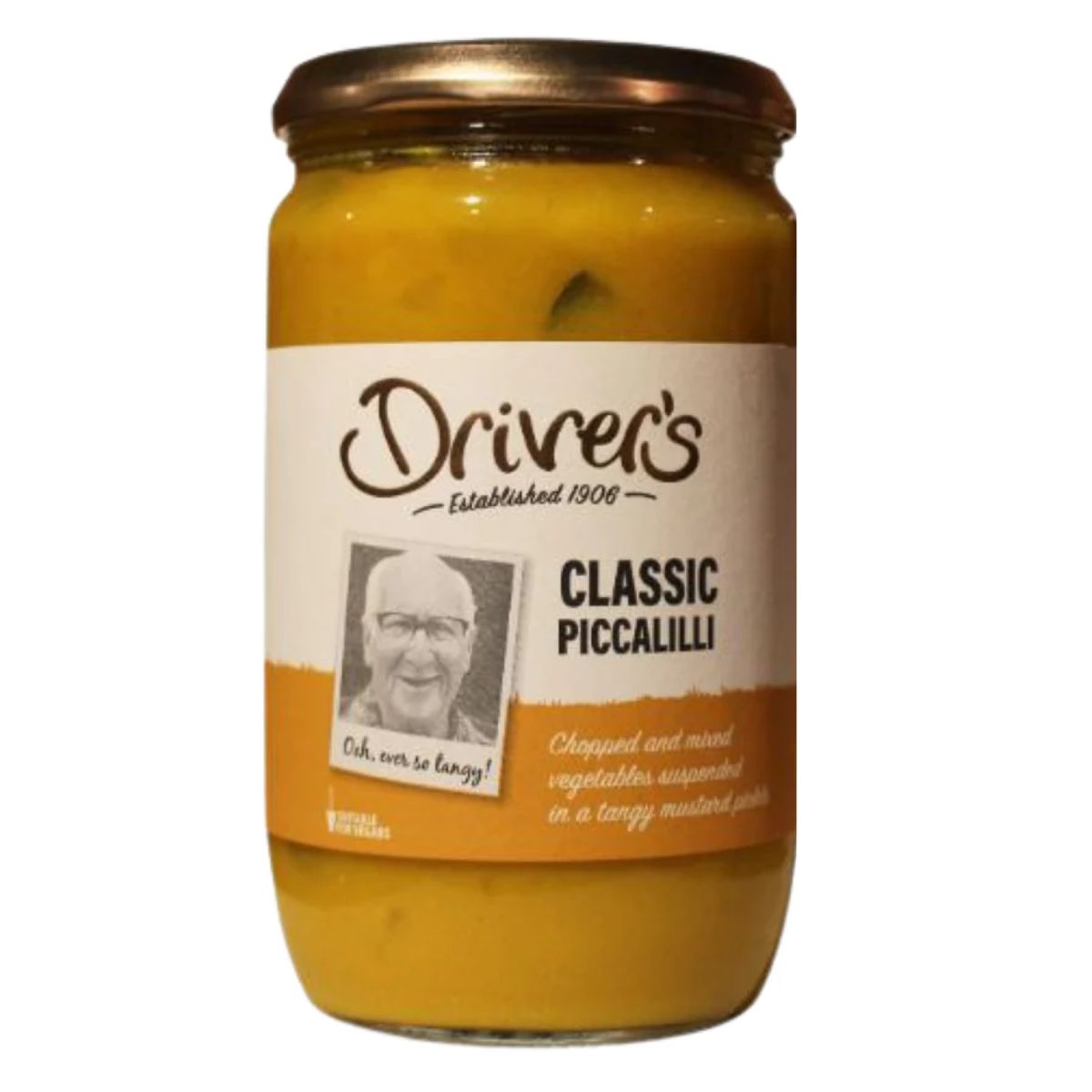 A jar of Driver's - Piccalilli - 710g. A jar of Driver's - Piccalilli - 710g.