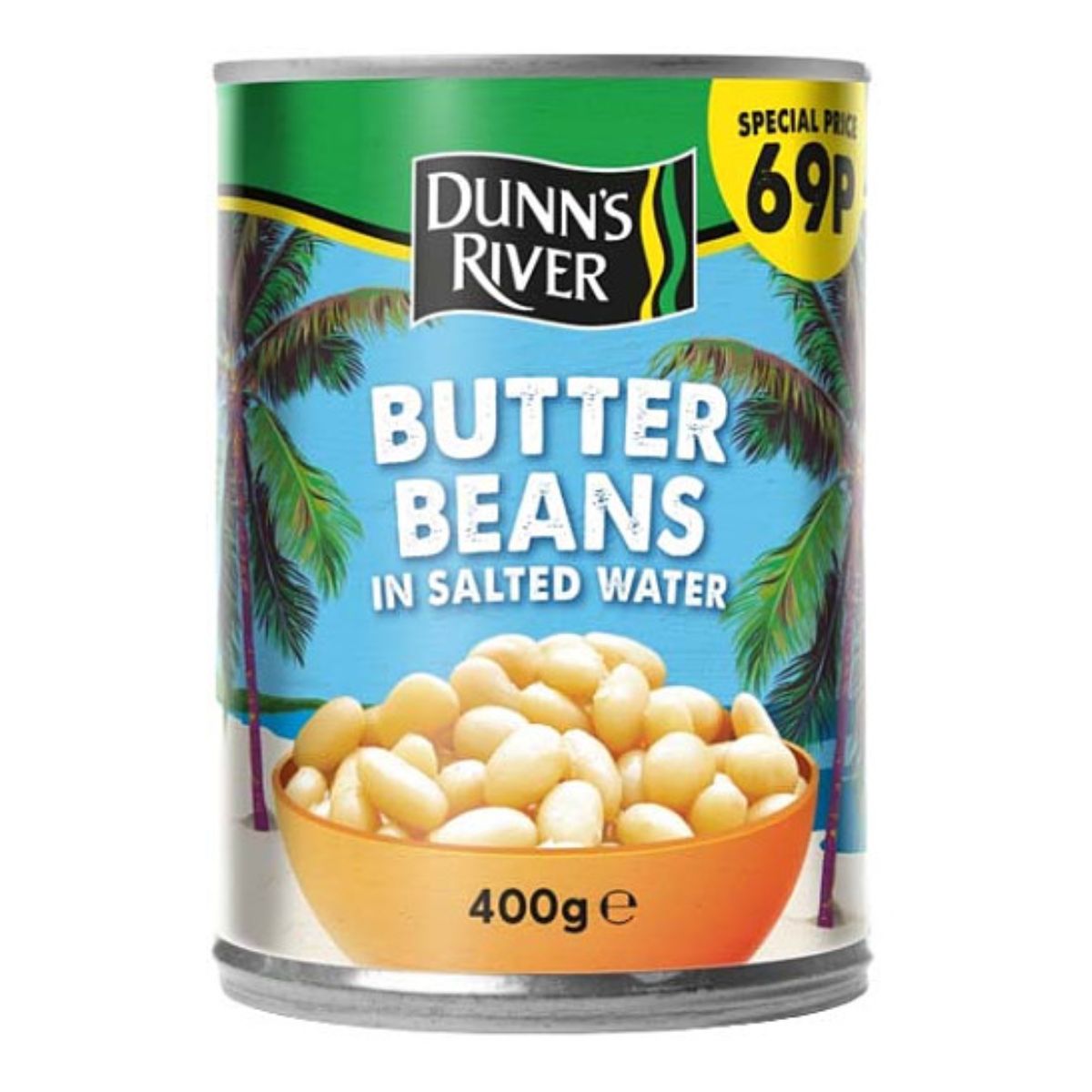 Dunns River - Butter Beans - 400g in salted water.