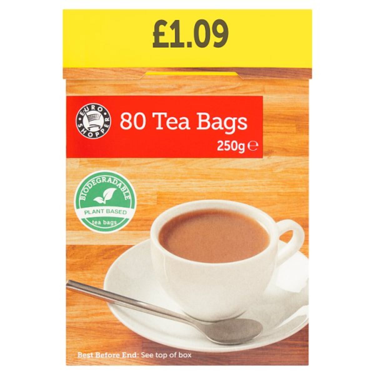 Euro Shopper 80 tea bags 250g.