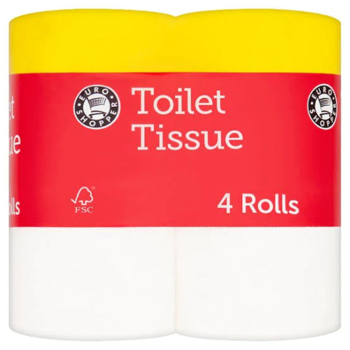 Two Euro Shopper - Toilet Roll - 4pcs in a package.